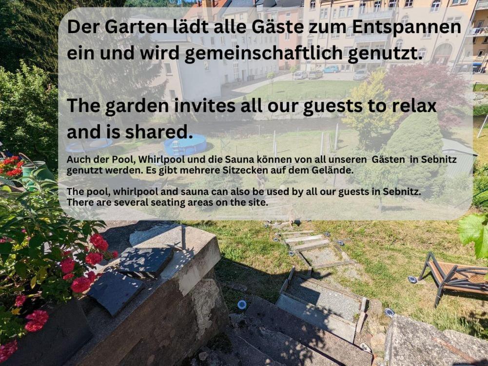 Zi1 - Urlaubsmagie - Erholung Mit Whirlpool & Sauna Sebnitz Esterno foto